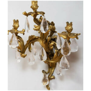 Pair of Louis XV Style Gilt-Bronze-Mounted Rock